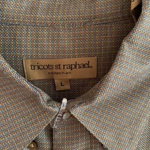 Tricots St. Raphael Button Down Size Large